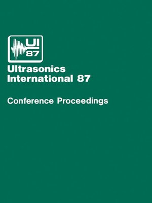 cover image of Ultrasonics International 87